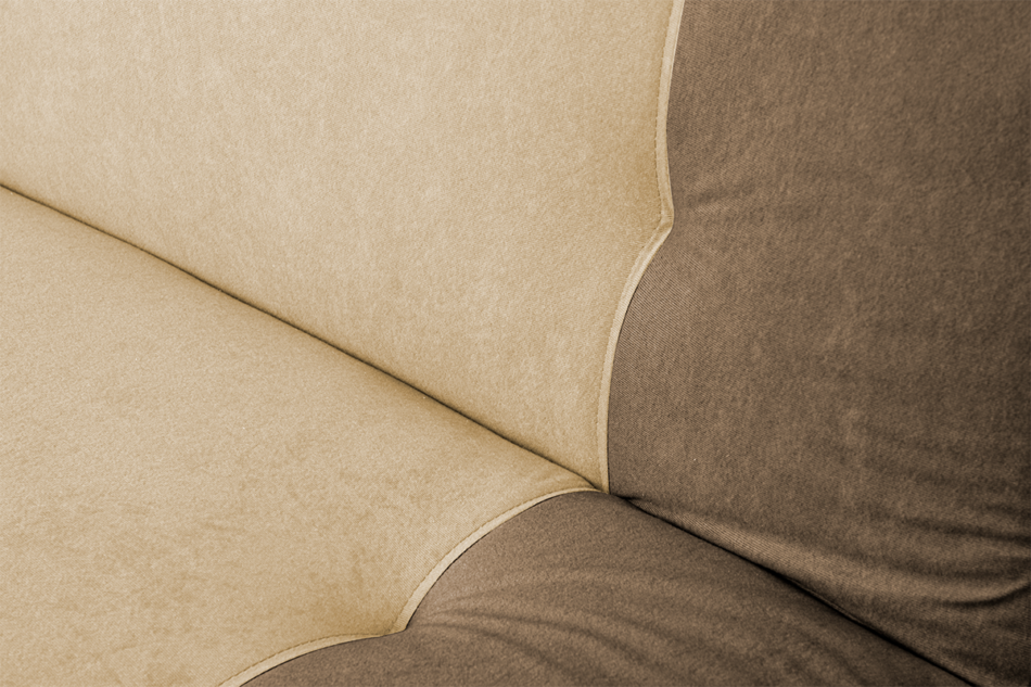 LAVEROS Wersalka beżowy/brązowy - zdjęcie 4