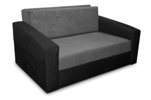 TULIOS, https://dev1-mda.konsimo.pl/kolekcja/tulios/ Sofa 2 szary/czarny - zdjęcie