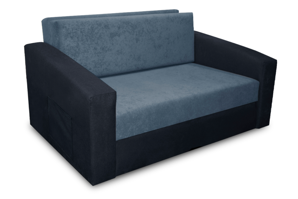 TULIOS Sofa 2 jasny niebieski/granatowy - zdjęcie 0