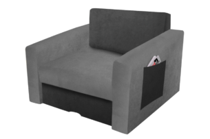 TULIOS, https://dev1-mda.konsimo.pl/kolekcja/tulios/ Fotel jasny szary/ciemny szary - zdjęcie