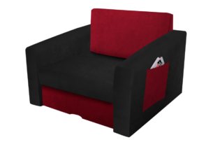 TULIOS, https://dev1-mda.konsimo.pl/kolekcja/tulios/ Fotel czarny/bordowy - zdjęcie