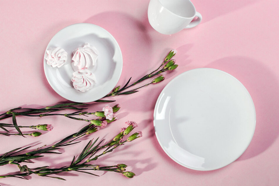 LUPIN Zestaw kawowy, 4 os. (12 el.) biały - zdjęcie 9