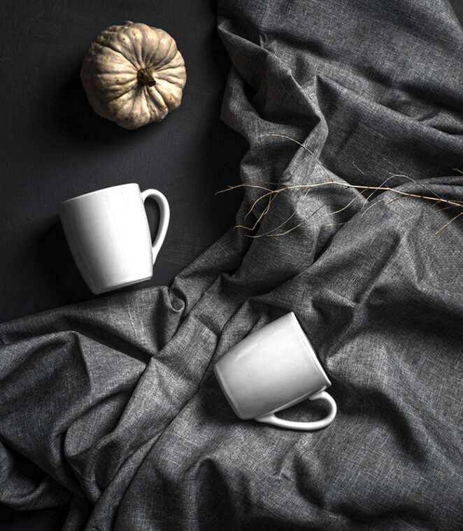 LUPIN Zestaw śniadaniowy, 4 os. (8 el.) biały - zdjęcie 10