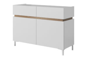CASATI, https://dev1-mda.konsimo.pl/kolekcja/casati/ Komoda "2" biały/dąb - zdjęcie
