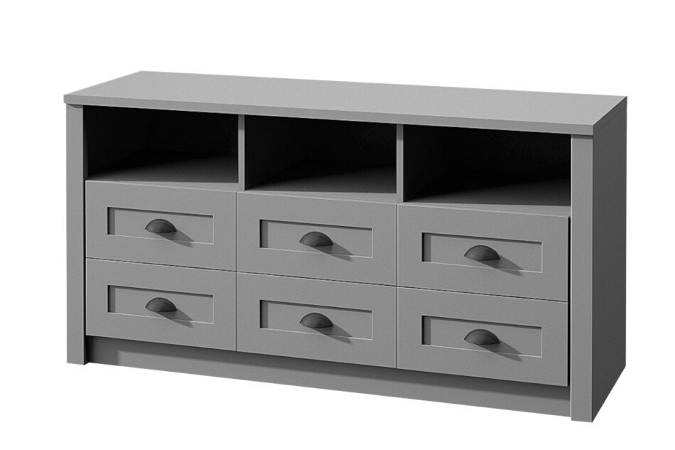 LEMAS Komoda szary - zdjęcie 0