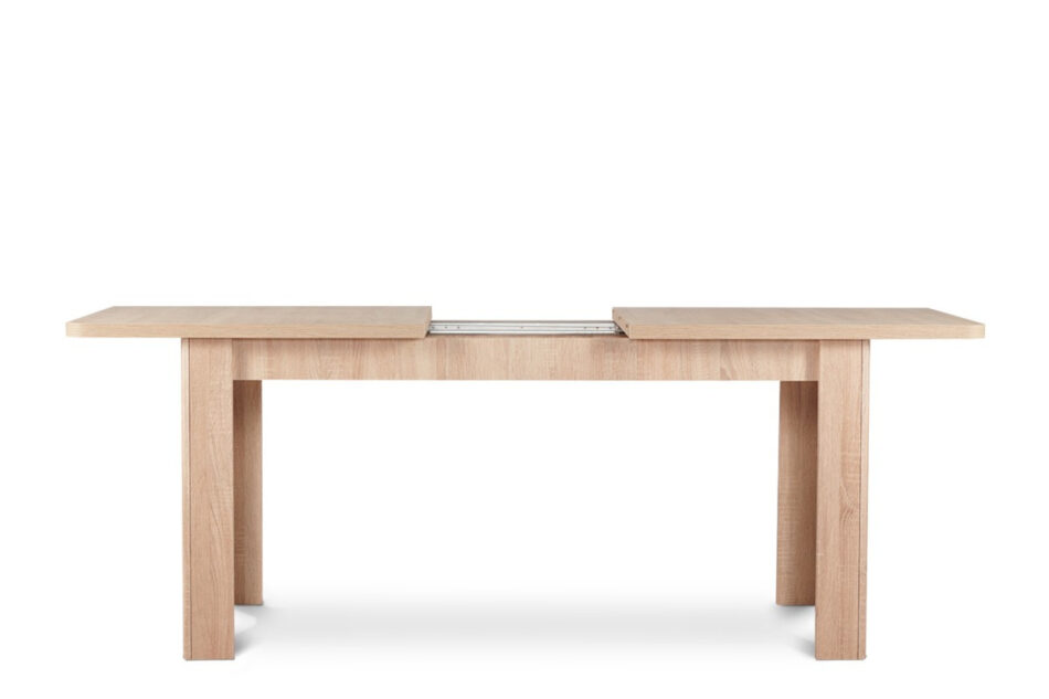 CRAM, AVERO Zestaw krzesła 4 szt.  + stół buk/ciemny brąz|dąb - zdjęcie 4