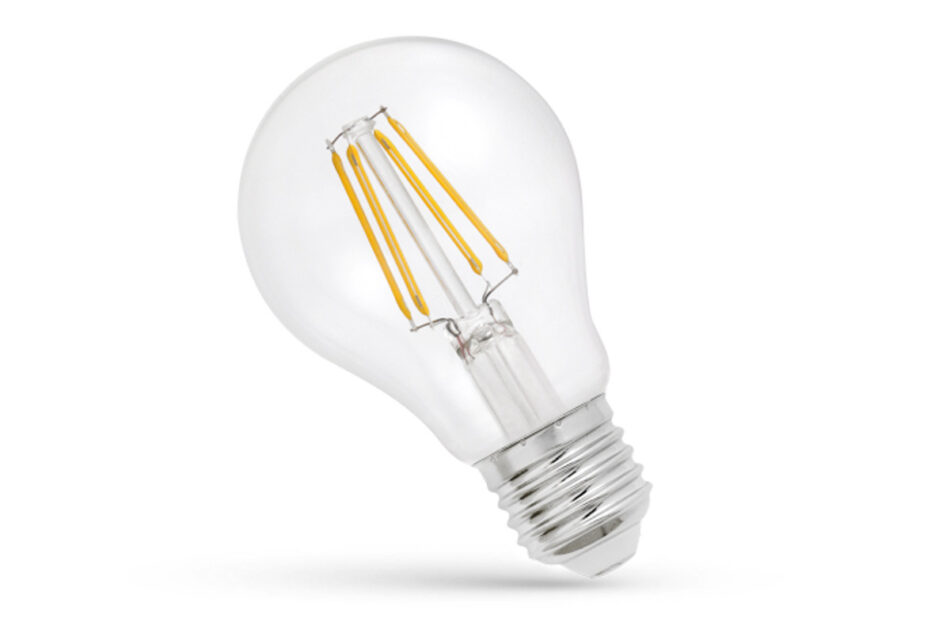 INLUMI Żarówka GLS E-27, 6W, 230V przezroczysty/ciepły biały - zdjęcie