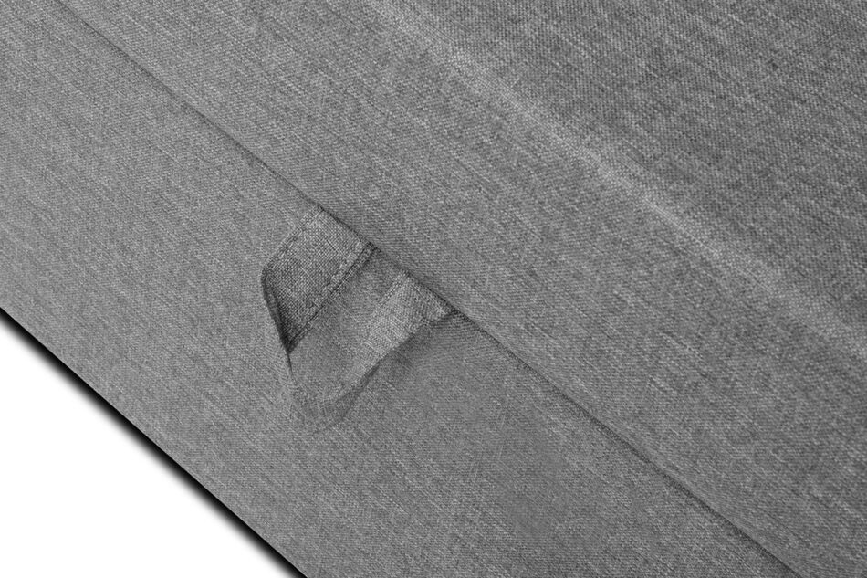 CARDO Łóżko rozkładane jasny szary - zdjęcie 3