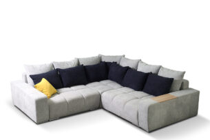 ALZA, https://dev1-mda.konsimo.pl/kolekcja/alza/ Narożnik lewy/prawy jasny szary/czarny/żółty - zdjęcie