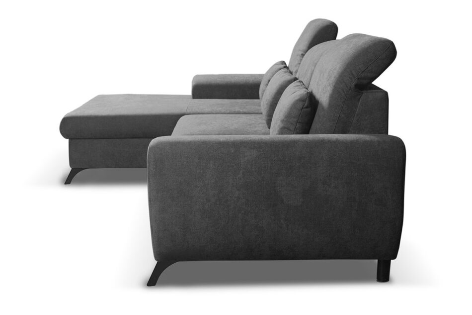 ZAFER Narożnik lewy ciemny szary - zdjęcie 2