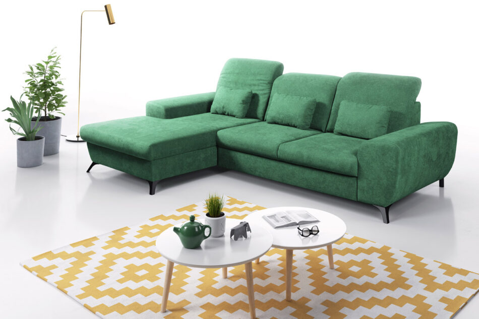 ZAFER Narożnik lewy zielony - zdjęcie 1