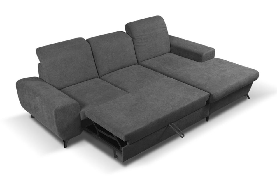 ZAFER Narożnik prawy ciemny szary - zdjęcie 1