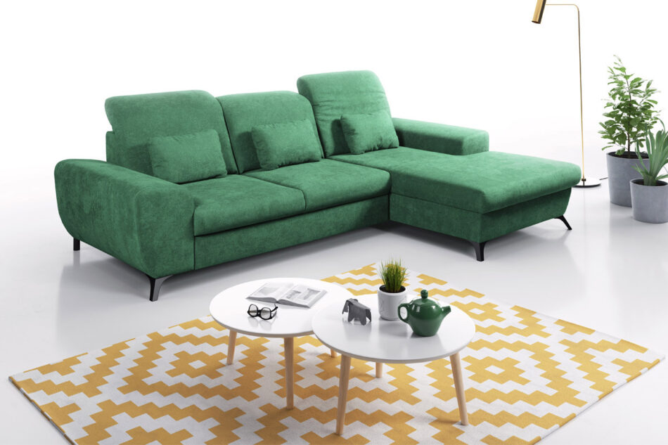 ZAFER Narożnik prawy zielony - zdjęcie 1