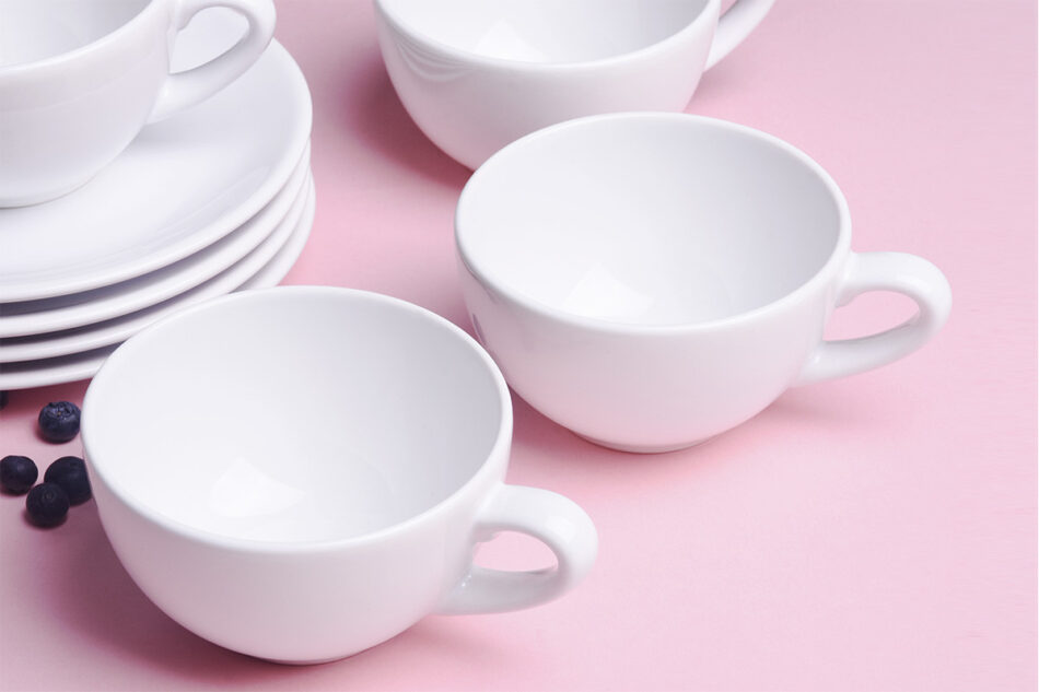 LUPIN Zestaw herbaciany, 4 os. (8 el) biały - zdjęcie 7