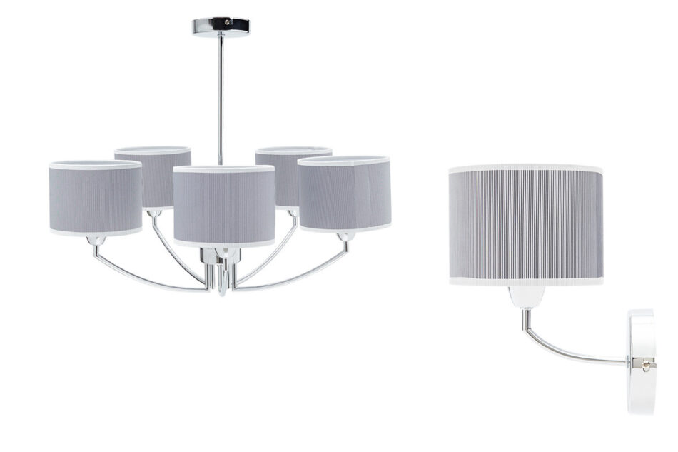 LICUS Lampa wisząca + kinkiet granatowy/biały - zdjęcie 0