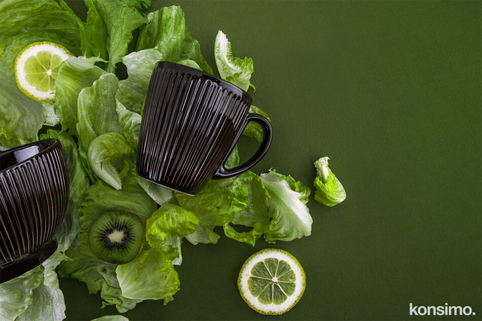 GODETI Zestaw śniadaniowy, 4 os. brązowy - zdjęcie 3