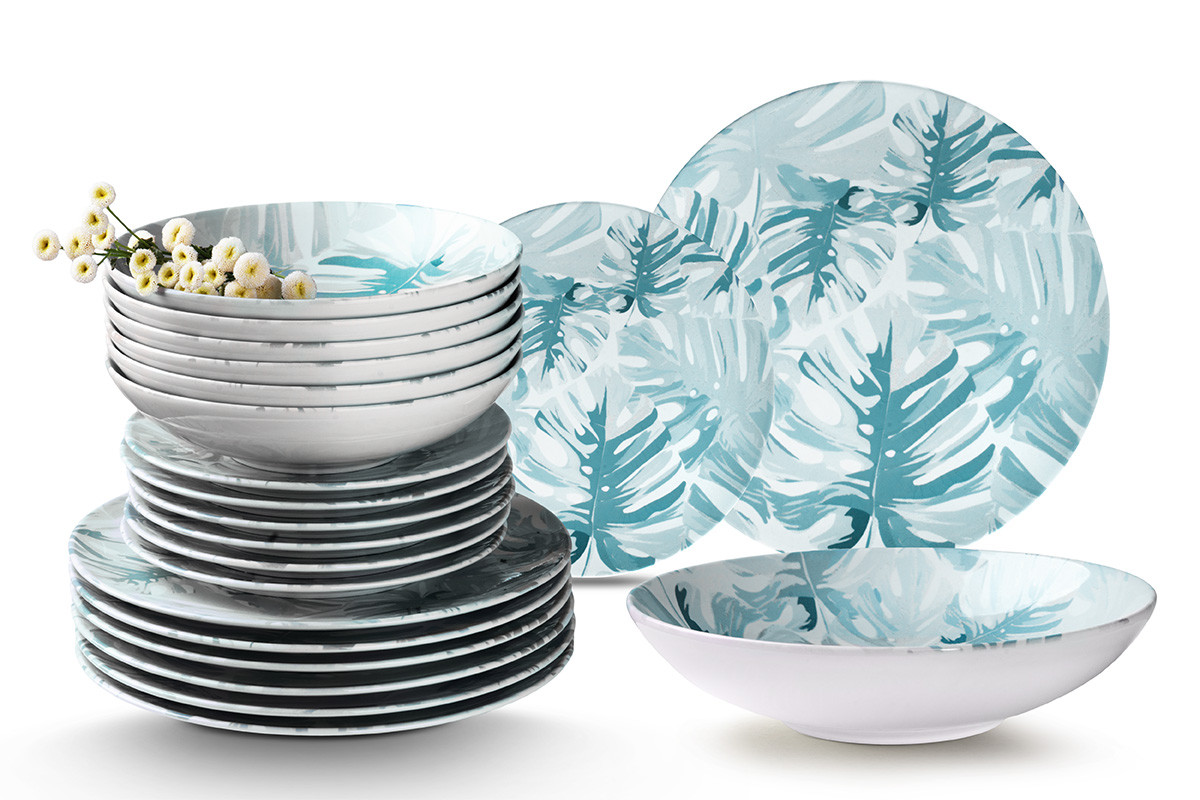 Zestaw obiadowy, 6 os. (18el.)