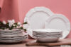 AVENA Zestaw obiadowy, 6 os. (18el) kremowy - zdjęcie 1