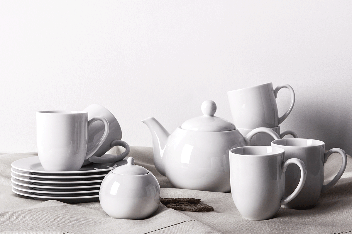 Zestaw herbaciany, 6 os, (14el)