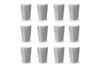 CAMPI Zestaw kubków, 4os. (12 el.) szary/biały - zdjęcie 1