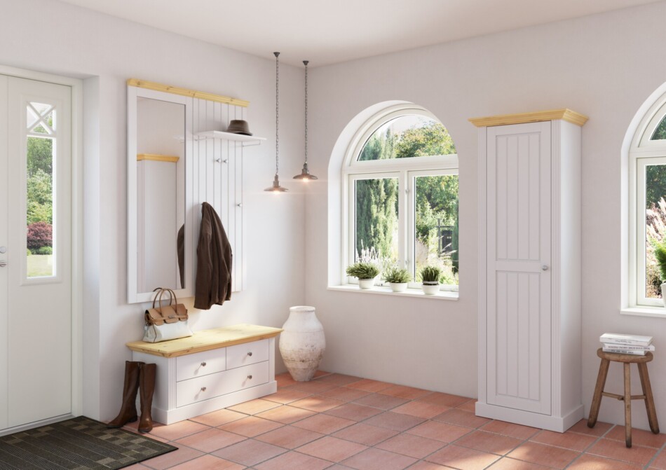 MONACO Komoda biały/sosna naturalna - zdjęcie 4