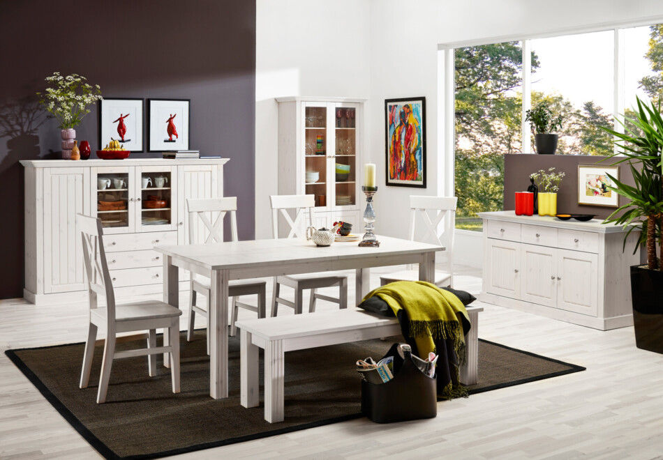 MONACO Komoda biały/sosna naturalna - zdjęcie 3