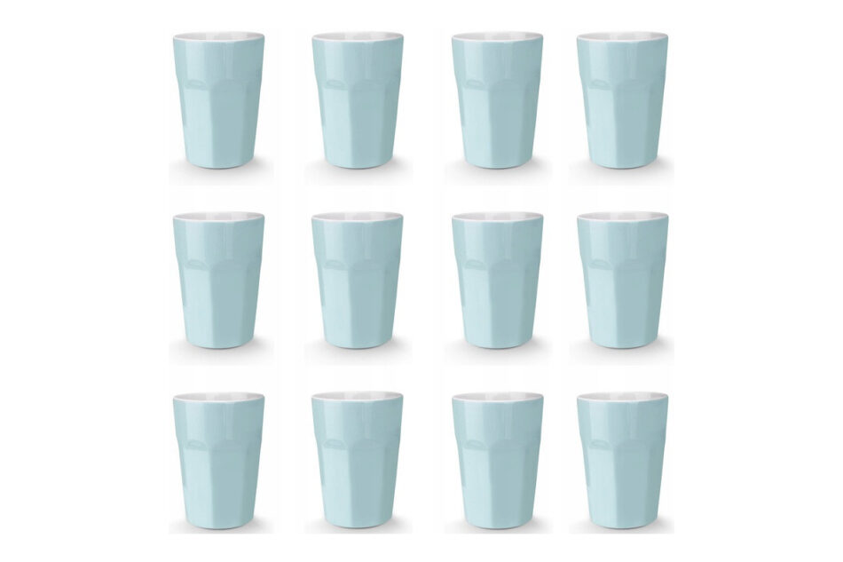 CAMPI Zestaw kubków, 4os. (12 el.) miętowy - zdjęcie 0