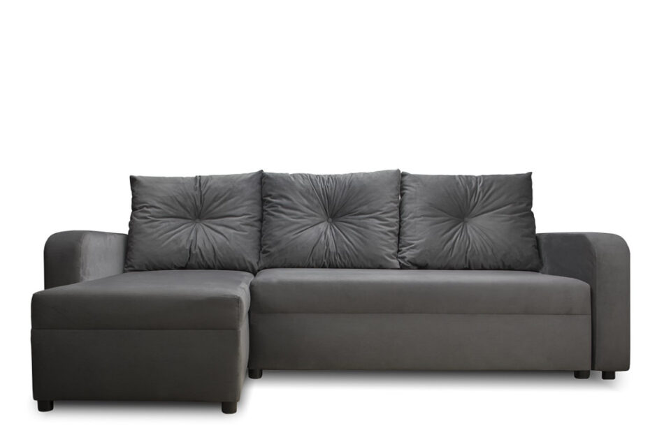 SINIO Narożnik lewy/prawy ciemny szary - zdjęcie 0