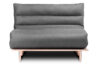 FUTURI Sofa futon szary/brązowy - zdjęcie 1