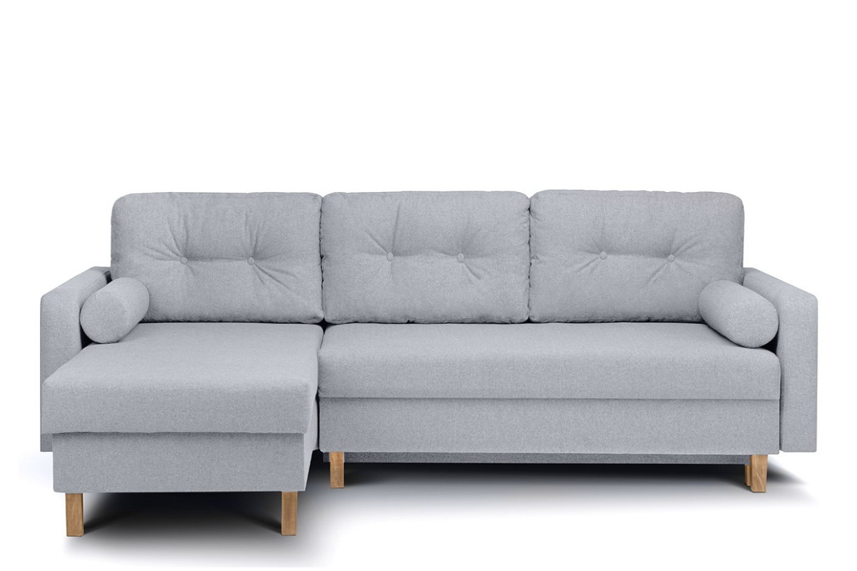 Szary narożnik do salonu