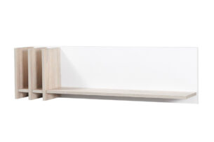 HONIS, https://dev1-mda.konsimo.pl/kolekcja/honis/ Półka wisząca dąb naturalny/biały - zdjęcie