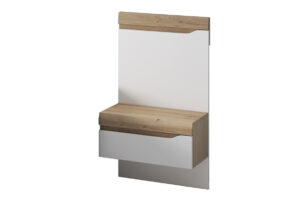 MODIS, https://dev1-mda.konsimo.pl/kolekcja/modis/ Stolik nocny biały/drewno bukowe - zdjęcie