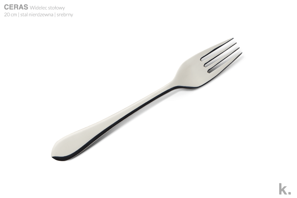 CERAS Komplet sztućców, 6 os. (24 el.) srebrny - zdjęcie 3