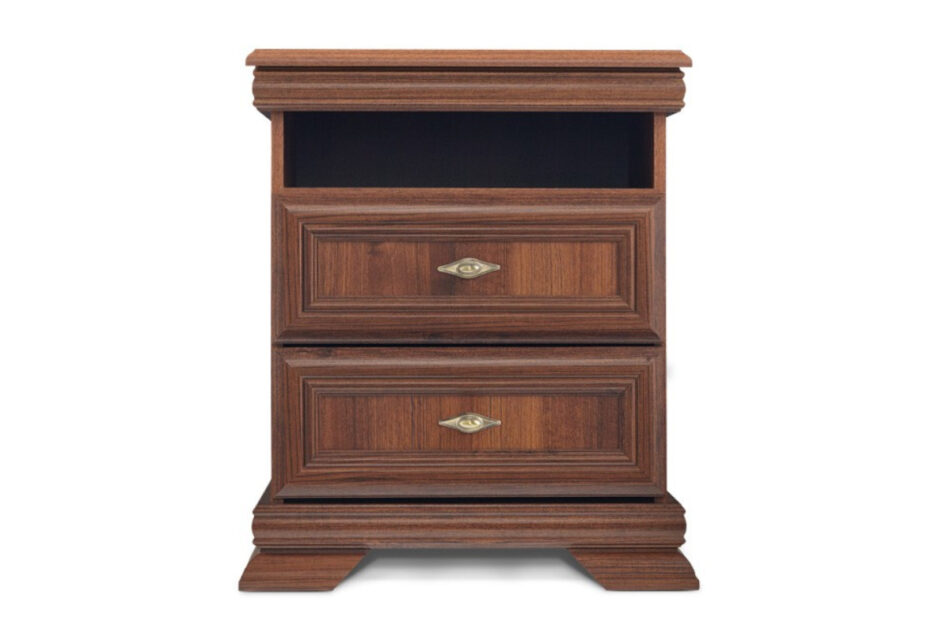 IMPERIO Szafka nocna do sypialni 40 cm orzech - zdjęcie 1