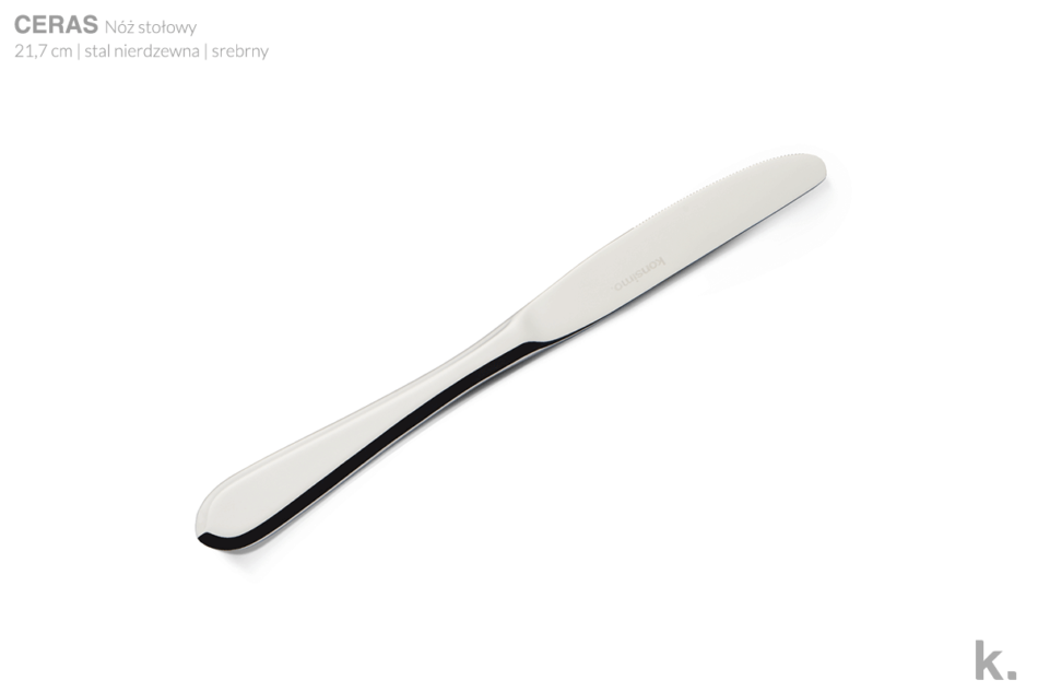 CERAS Komplet sztućców, 6 os. (24 el.) srebrny - zdjęcie 4