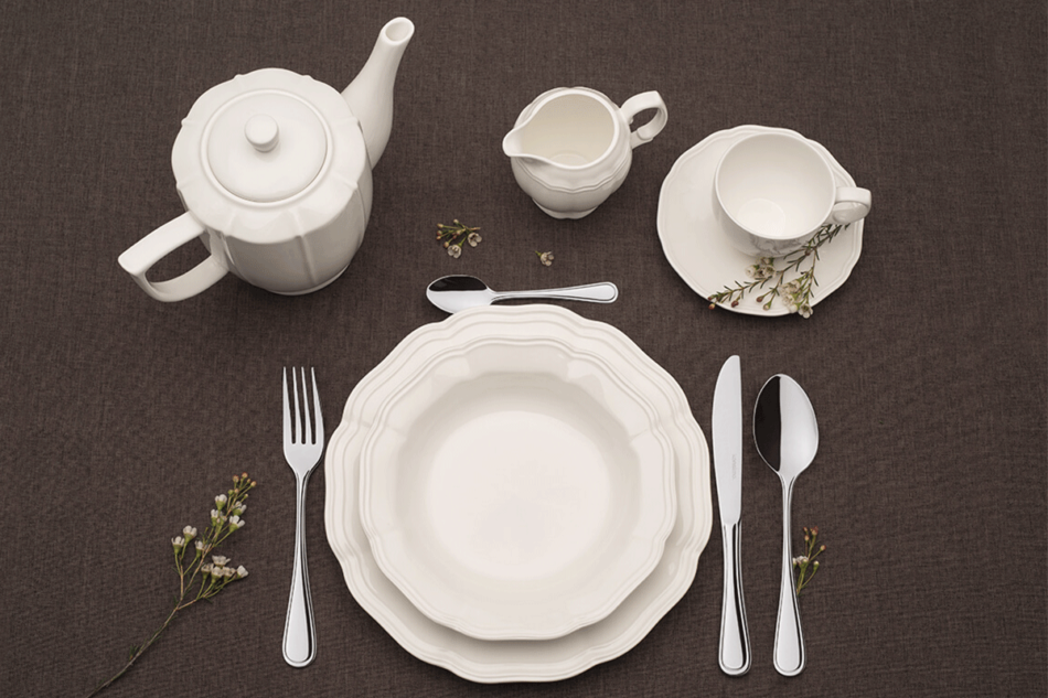 DATURI Komplet sztućców, 4 os. (16 el.) srebrny - zdjęcie 1