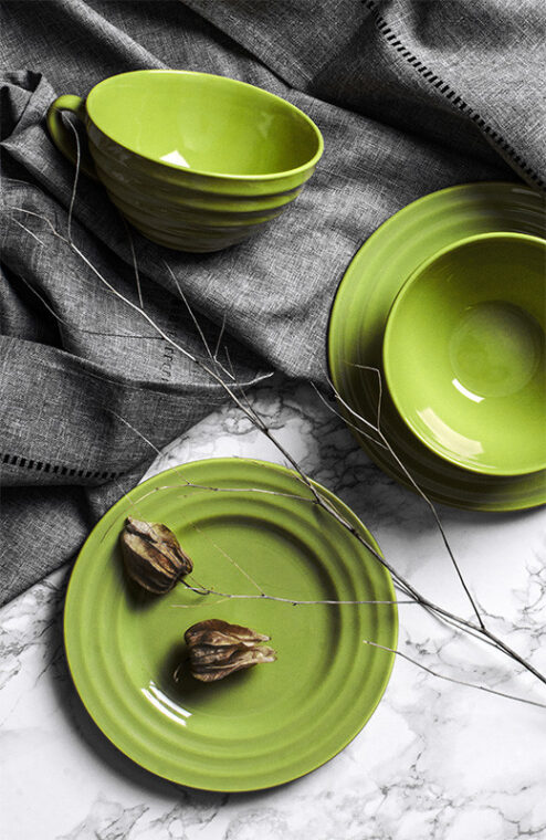 SCILLA Zestaw herbaciany, 4 os. (8 el) zielony - zdjęcie 7