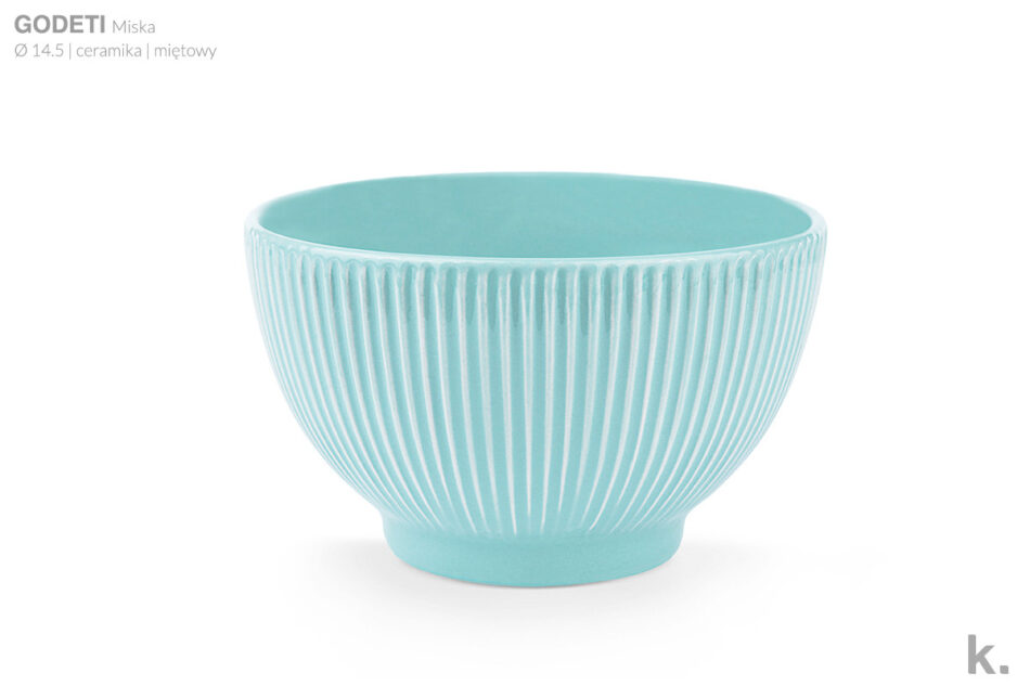 GODETI Zestaw śniadaniowy, 4 os. miętowy - zdjęcie 5