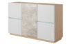 FRIGI Komoda biały/dąb - zdjęcie 1