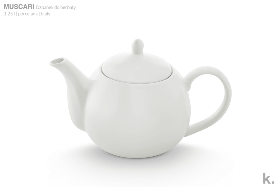 MUSCARI Zestaw herbaciany, 6 os, (14el) biały - zdjęcie 6