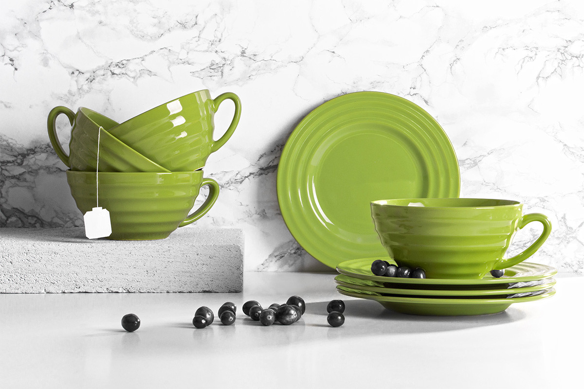 Zestaw herbaciany, 4 os. (8 el)