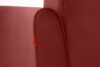 GUSTAVO Czerwony fotel do salonu welur bordowy - zdjęcie 5