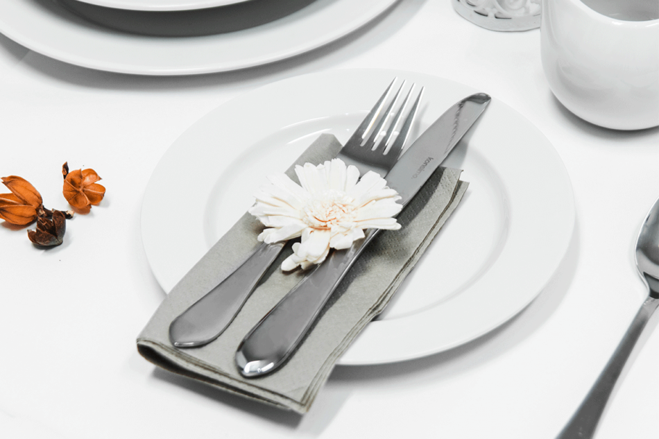 CERAS Komplet sztućców, 6 os. (24 el.) srebrny - zdjęcie 8