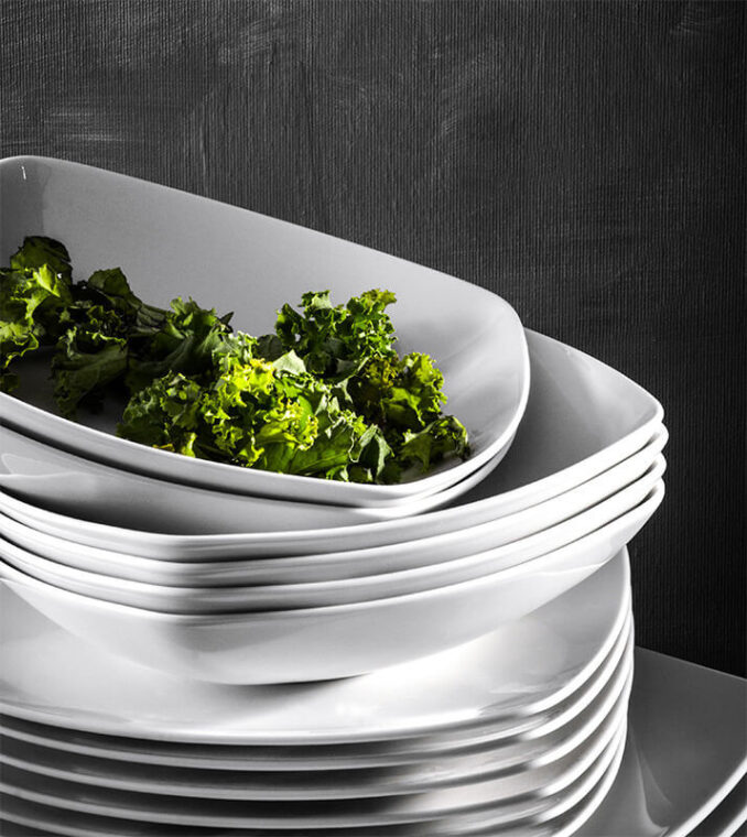 CARLINA Zestaw obiadowy, 6 os. (18el)CARLINA biały - zdjęcie 8