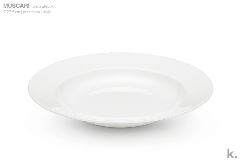 MUSCARI Zestaw obiadowy, 6 os. (18el) biały - zdjęcie 4