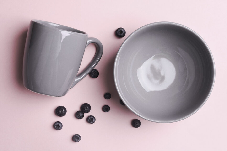 LUPIN Zestaw śniadaniowy, 4 os. (8 el.) szary - zdjęcie 7