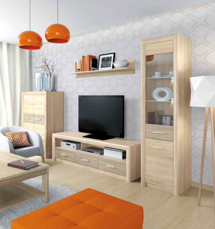 ARNIKA Półka wisząca dąb sonoma - zdjęcie 9