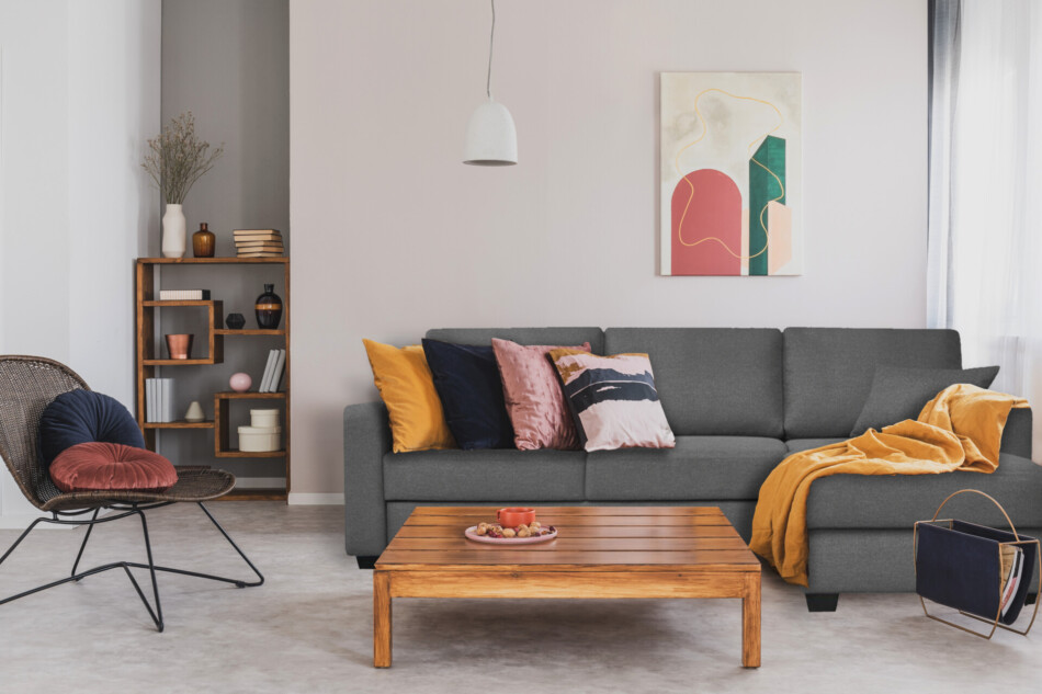 JUGO Narożnik lewy/prawy ciemny szary - zdjęcie 2