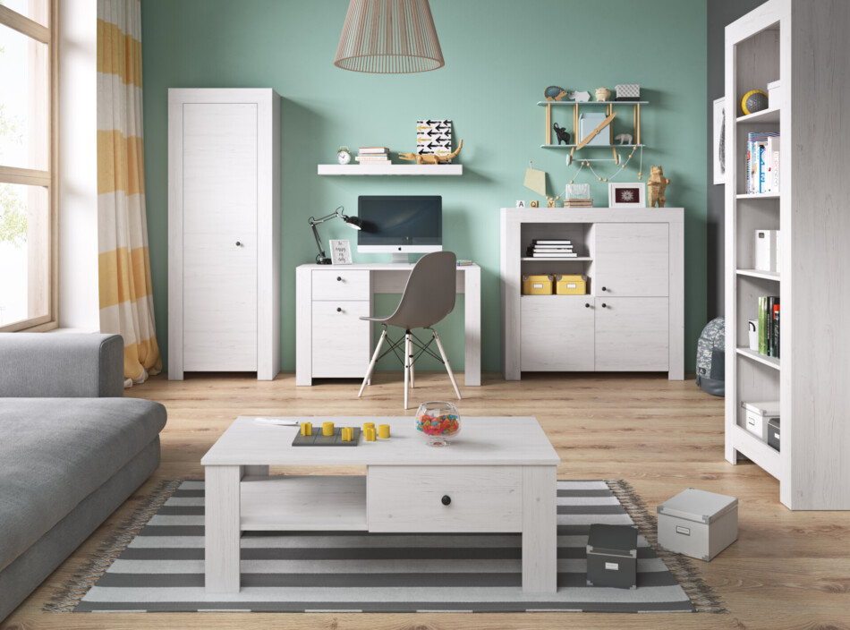 SAMBU Komoda biały - zdjęcie 2