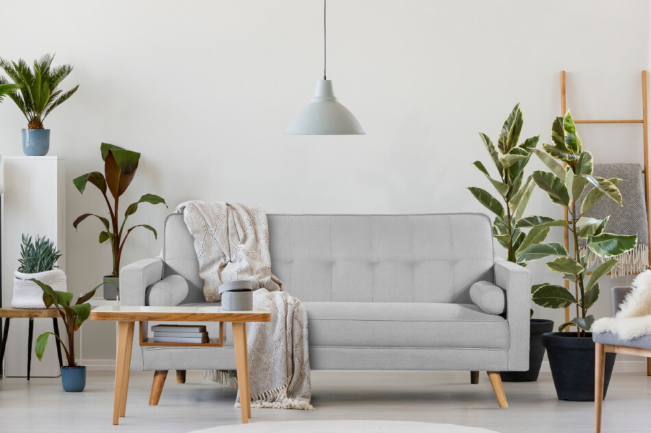 RUCO Sofa 3 jasny szary - zdjęcie 1